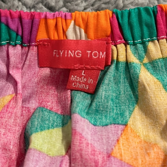 NWOT DOWN IN RIO COTTON OFF THE SHOULDER TOP - Picture 4 of 7